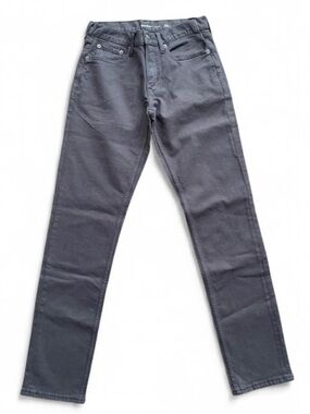 Y2K Minimalist Gray Utility Slim Straight Leg Jeans